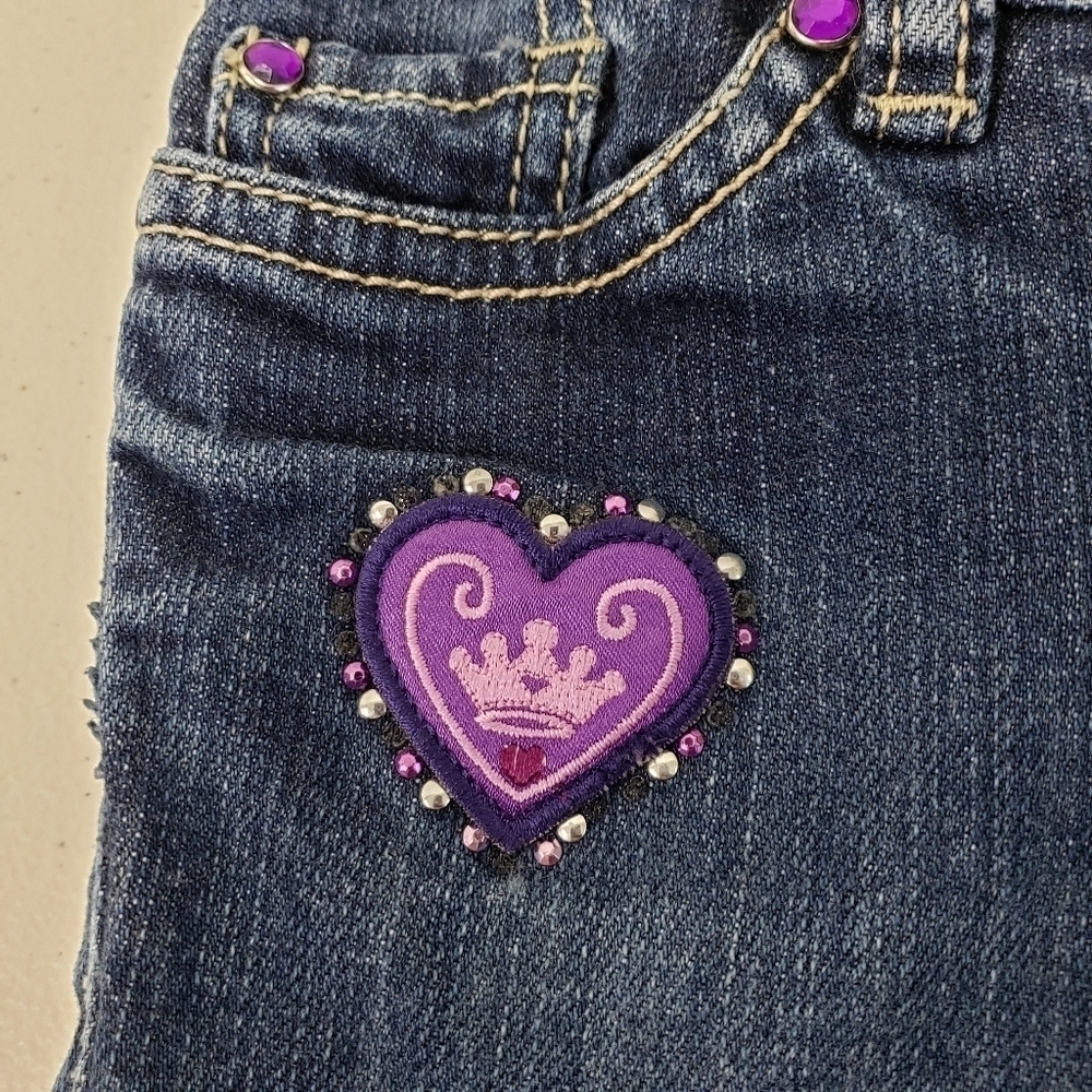 1989 Place Girls Horse Bootcut Jeans Size 4 - Picture 5 of 9